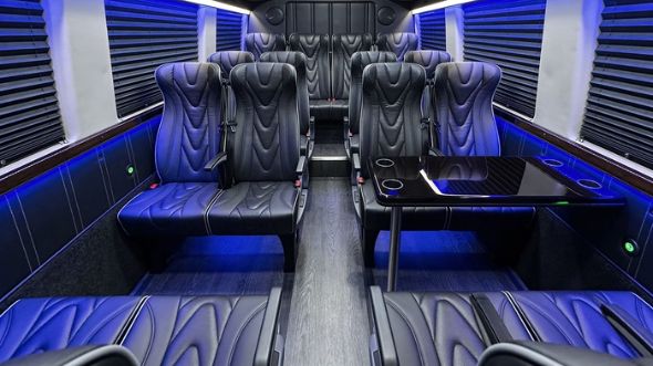 midland 20 passenger sprinter van interior