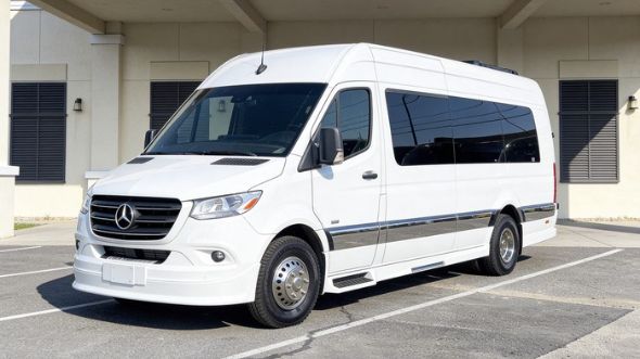 midland wedding sprinter van rental