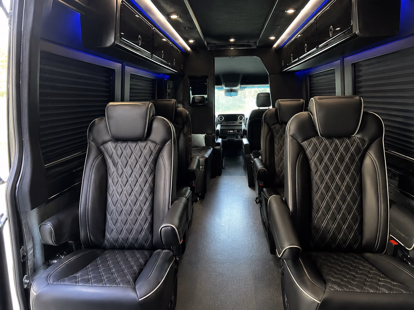 12 passenger sprinter van interior