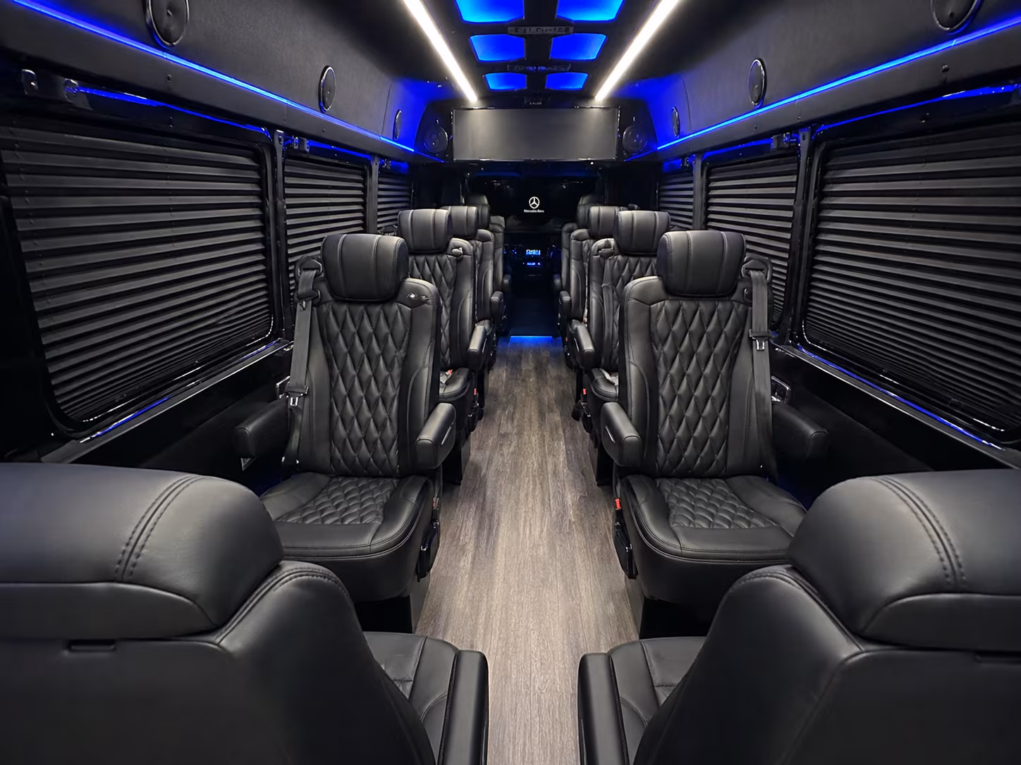 midland 10 passenger sprinter van interior