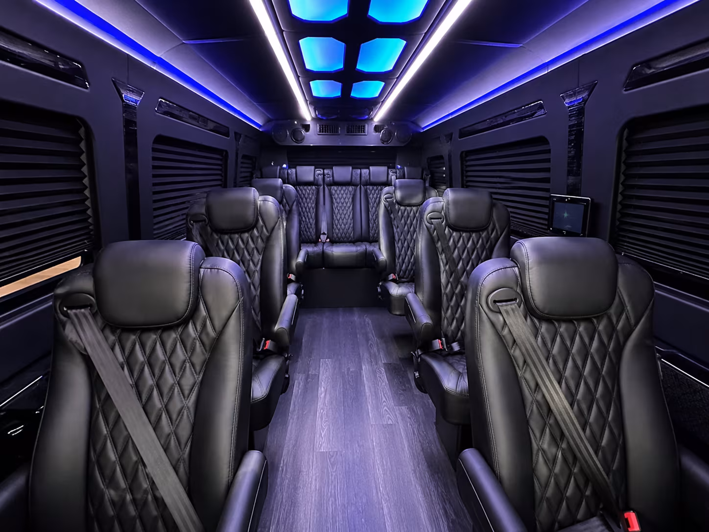 midland 18 passenger sprinter van interior