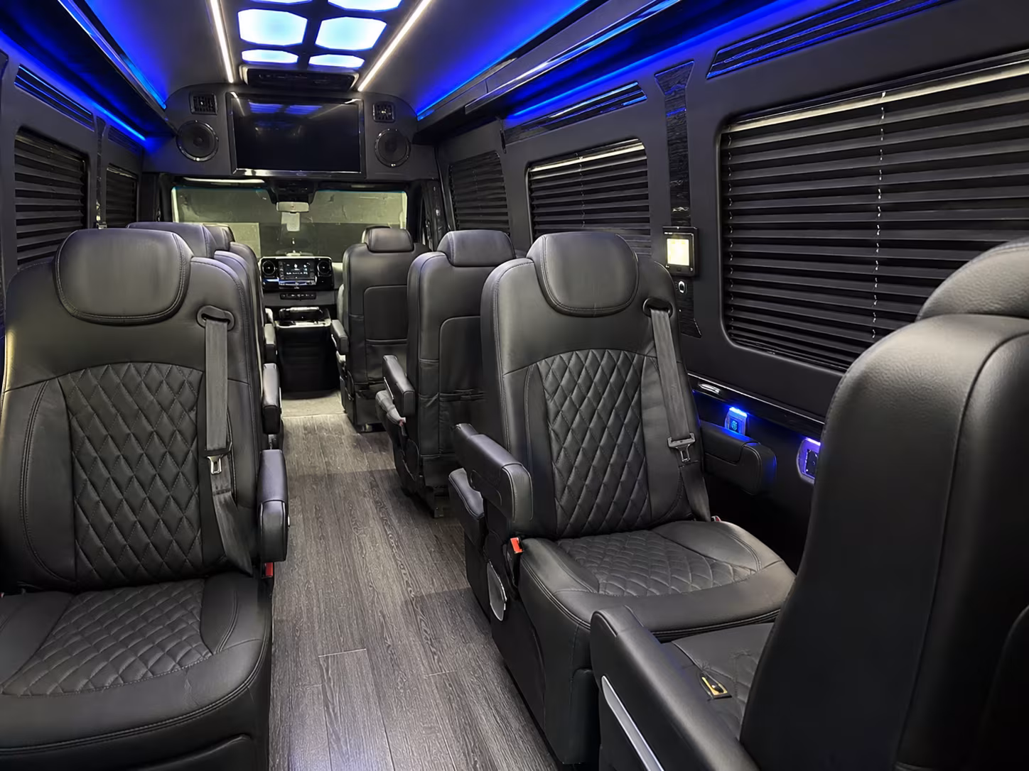 midland 20 passenger sprinter van inside