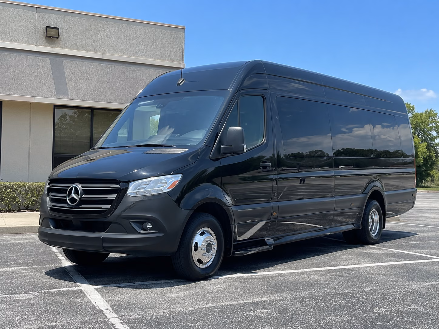 midland wedding sprinter van rental