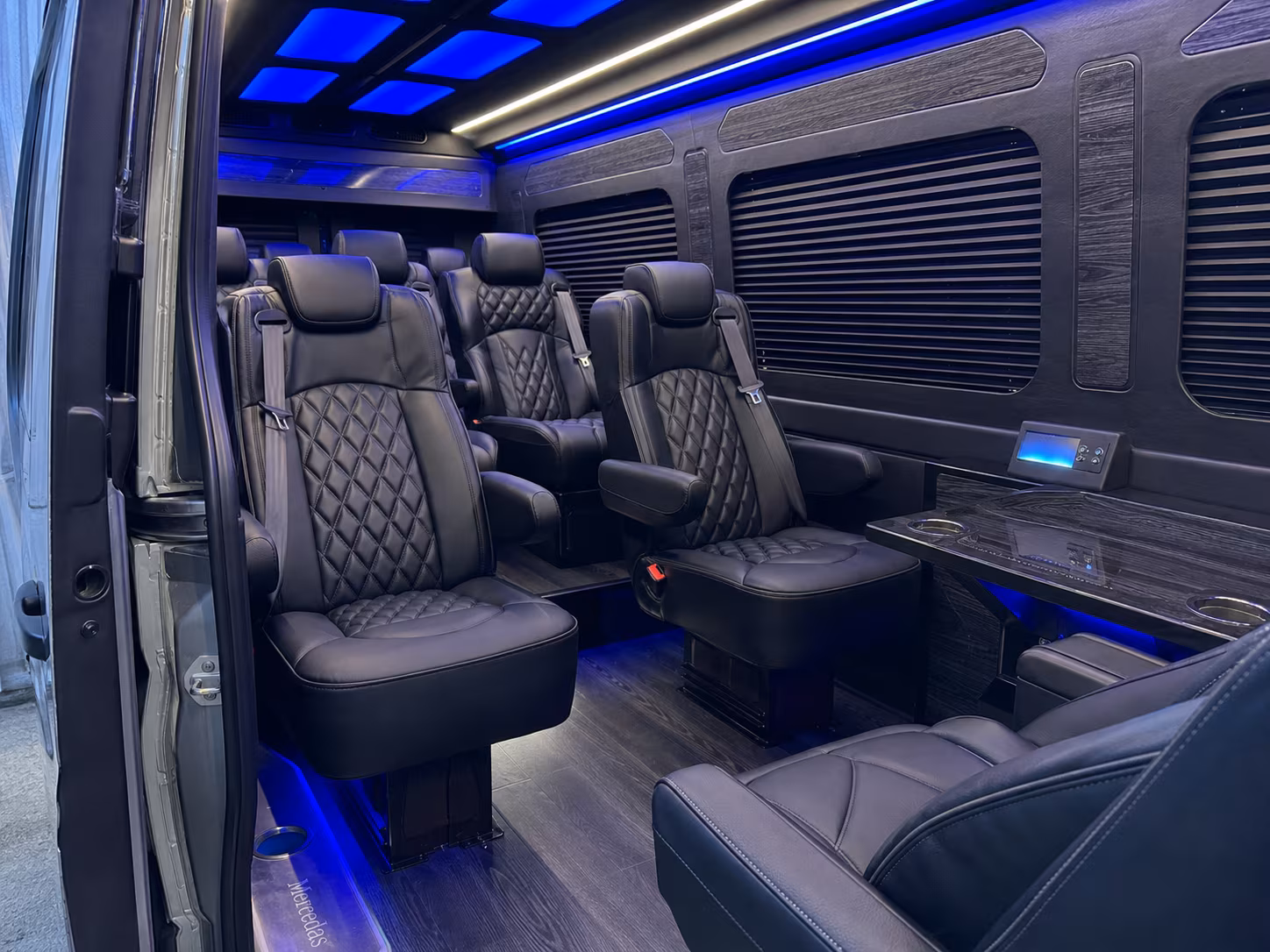 sprinter van transportation for groups and events across midland