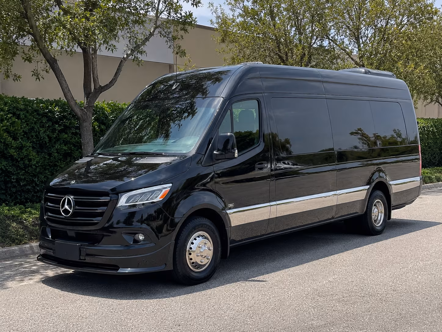 sprinter van transportation for midland homecoming winter formal and school dance nights